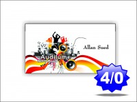 1500 Cartões de Visita 250g - colorido só frente